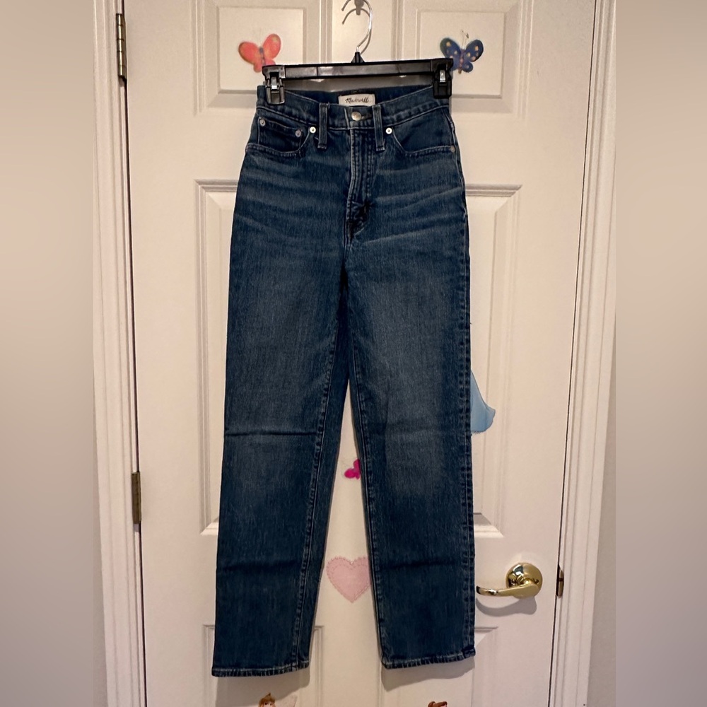 Madewell: The Perfect Vintage Straight Jean in Mayfield Wash